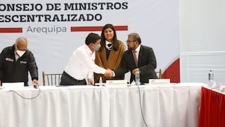 Resumen de la sesión descentralizada del Consejo  de Ministros en Arequipa