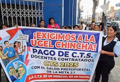 Chincha: Docentes contratados exigen pago de CTS del periodo 2025