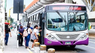 ATU informa desvíos del Corredor Morado por presencia de manifestantes en la avenida Abancay