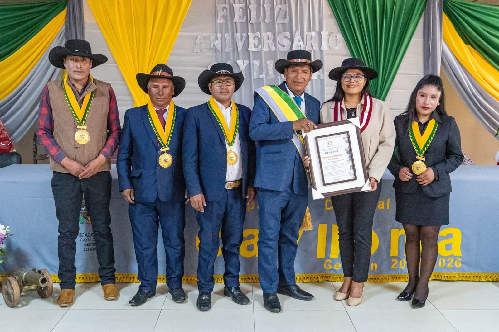 Regidores de la Municipalidad Distrital de Caylloma (Foto: Municipalidad de Caylloma)