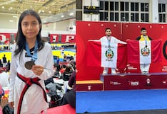 Arequipeños Samantha y Samuel Perea conquistan oro y plata en taekwondo internacional