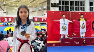 Arequipeños Samantha y Samuel Perea conquistan oro y plata en taekwondo internacional