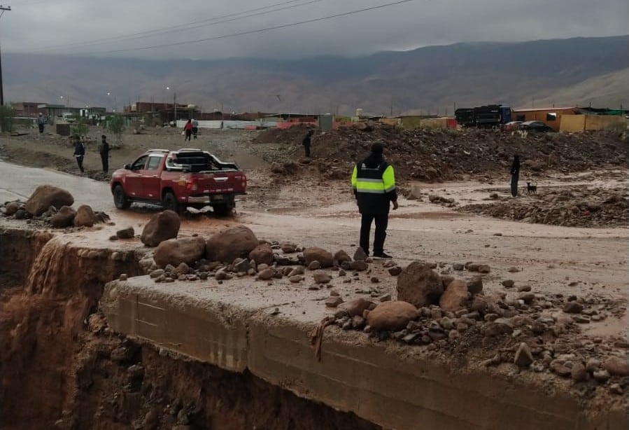 Lluvias en Arequipa dejaron huaicos, derrumbes y accidentes. Foto: Municipalidad de Caravelí.