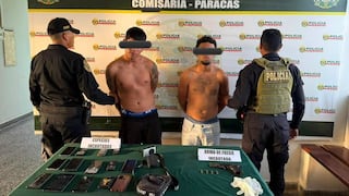 Pisco: caen dos presuntos integrantes de “Los Chukys de Paracas”