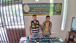 Chanchamayo: Incautan 64 celulares valorizados en s/35 mil en establecimiento