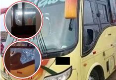 La Libertad: Delincuentes atacan a balazos a un bus en la provincia de Ascope