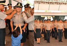 Ascenso e imposición de insignias a 205 policías del Frente Policial Ica