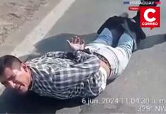 Delincuente “felicita” a serenos de San Juan de Miraflores tras ser capturado por robo (VIDEO)