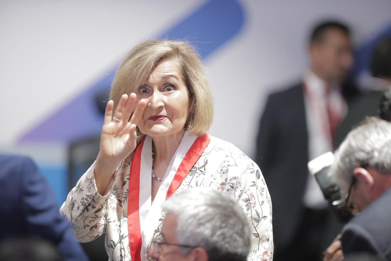 Presidenta del Tribunal Constitucional, Luz Pacheco. (Foto: Julio Reaño / @photo.gec)