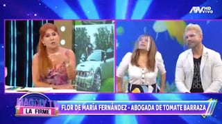 Magaly Medina y abogada de ‘Tomate’ Barraza tuvieron tensa discusión en vivo: “Toda acción tiene una respuesta” (VIDEO)
