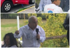 Autoridad, funcionarios y simbología de la Municipalidad de Arequipa en la llegada de César Acuña