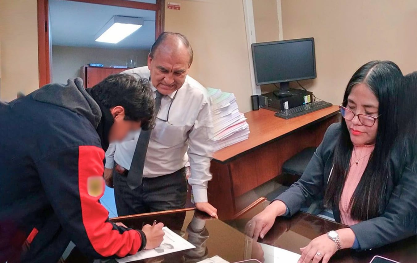 Joven recibió cupón judicial de alimentos por más de 96 mil soles en Juzgado de Cayma. Foto: Corte Superior de Jusiticia de Arequipa.