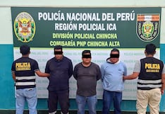Tres detenidos por presunto robo de cableado de telecomunicaciones en Chincha
