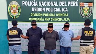 Tres detenidos por presunto robo de cableado de telecomunicaciones en Chincha