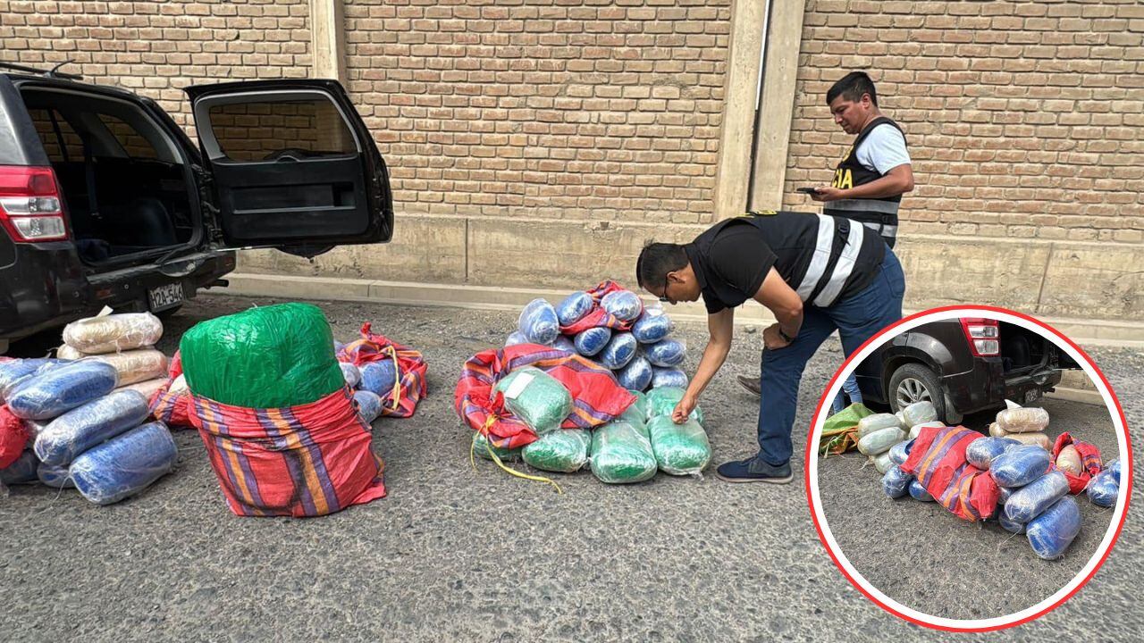 Policía informó que intervino tres vehículos cuando se desplazaban por la avenida Nicolini. (Foto: PNP)