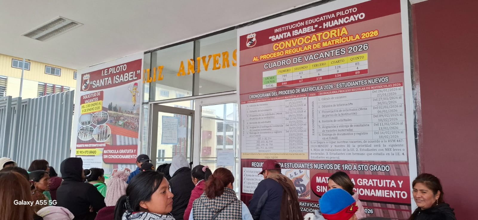 Especialistas supervisaron el proceso de asignación de vacantes en colegios con alta demanda y recordaron que solo las Apafa reconocidas pueden cobrar S/82.50.