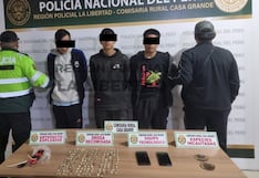 La Libertad: Policía los interviene con aparatos explosivos