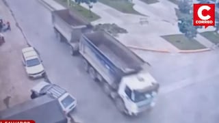 Camión sin freno causa choque múltiple en bypass de Villa El Salvador