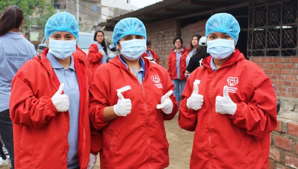 Voluntariado de jóvenes en el Perú. (Foto: Difusión).