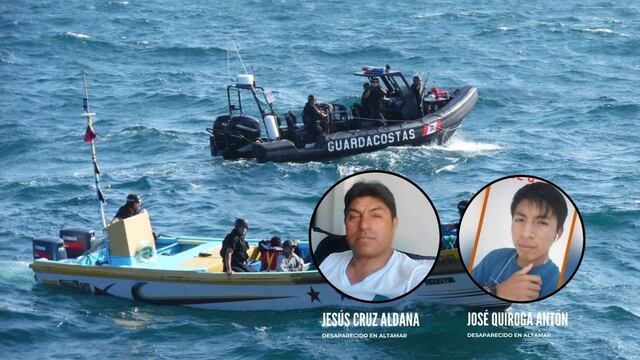Dos pescadores desaparecen en el mar de Talara