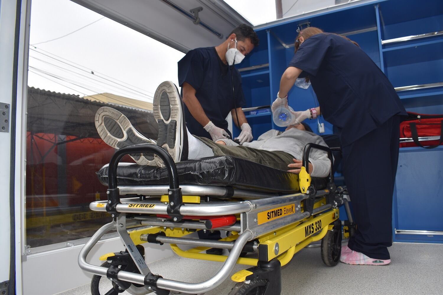 Ambulancias transparentes.