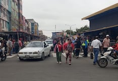Chiclayo: instalación de toldos en la calle Arica genera caos vehicular