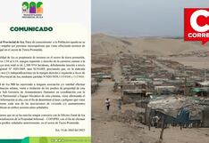 Municipalidad de Ica alerta sobre estafas con terrenos en el sector de La Tierra Prometida