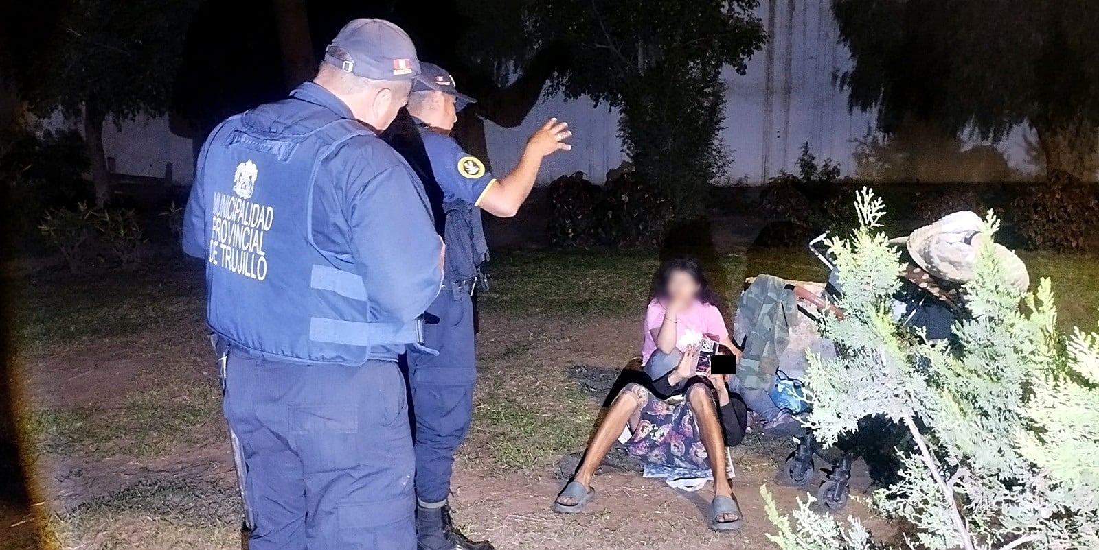 Vecinos alertaron al personal de serenazgo de Trujillo.