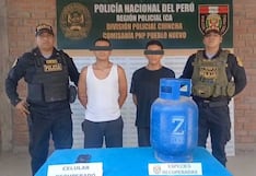 Chincha: intervienen a dos sujetos por hurto de celular y balón de gas