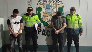 Tacna: En persecución por chacras de Pachía atrapan dos extranjeros con más de 4 kilos de droga