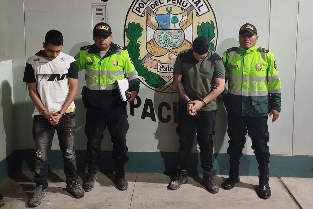 Intervención policial se efectuó en el distrito de Pachía