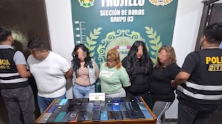 Cae banda que vendía celulares robados en centro comercial Albarracín de Trujillo