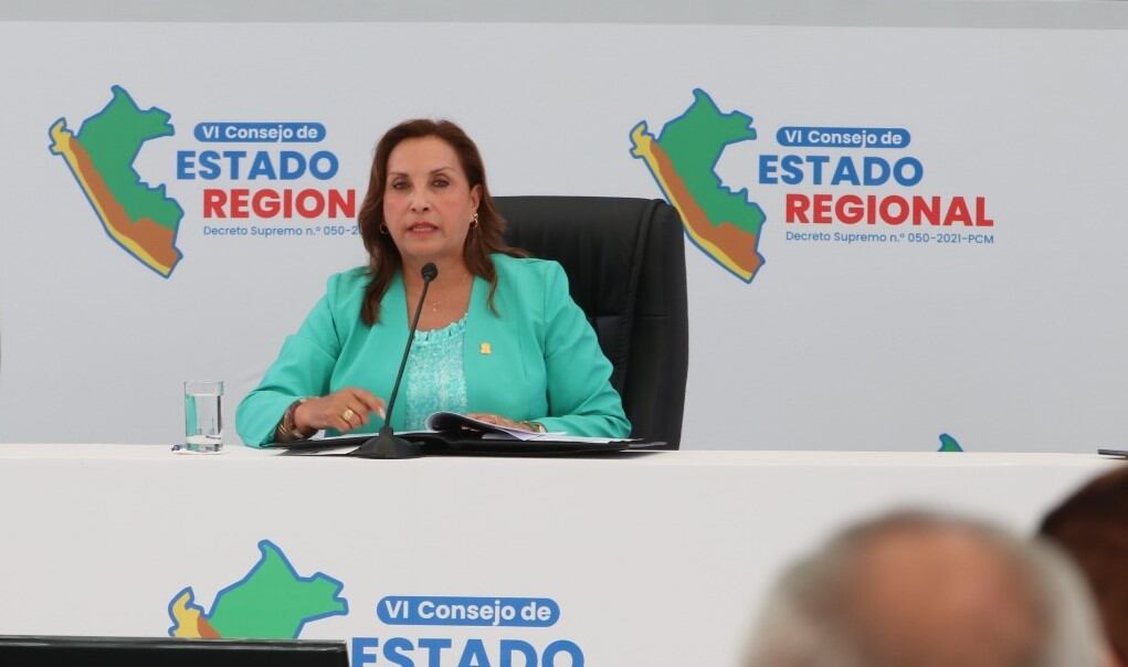 La mandataria llegó a Piura para el Sexto Consejo de Estado Regional.
