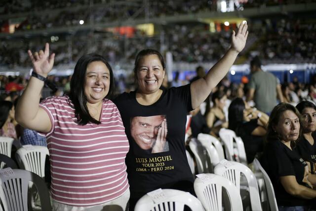 Así se vivió el concierto de Luis Miguel en el Estadio Nacional.