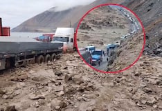 Panamericana Sur: 4 días atrapados con vehículos enterrados y varados en 7 km. de la carretera