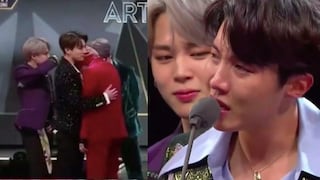 Integrantes de 'BTS' lloran al dar su discurso en los premios MAMA 2018 (VIDEO)