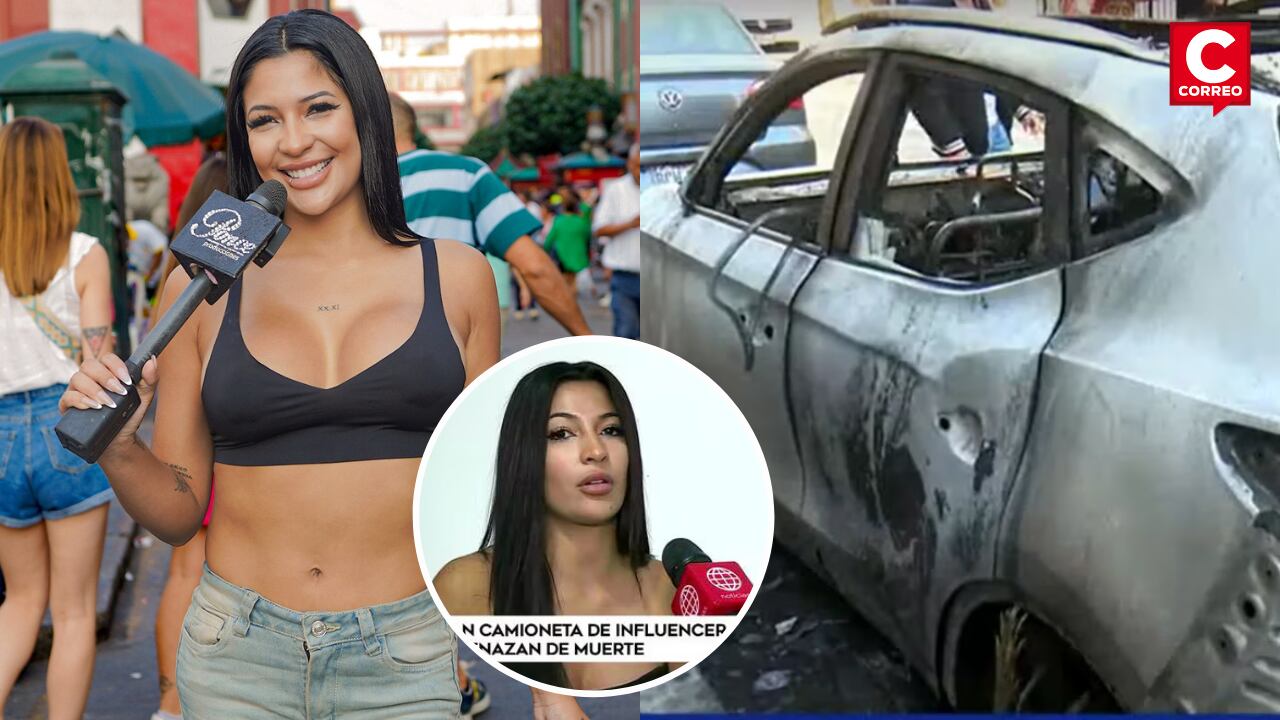 Vitteri Ponce acusa a pareja de exsaliente de incendiar su auto.