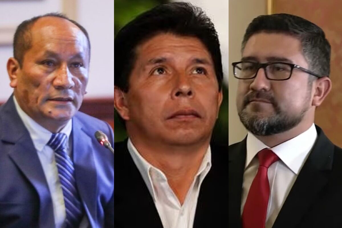 Juan Silva, Pedro Castillo y Geiner Alvarado. Todos están implicados en la trama de corrupción. (Foto: composición Diario Correo)