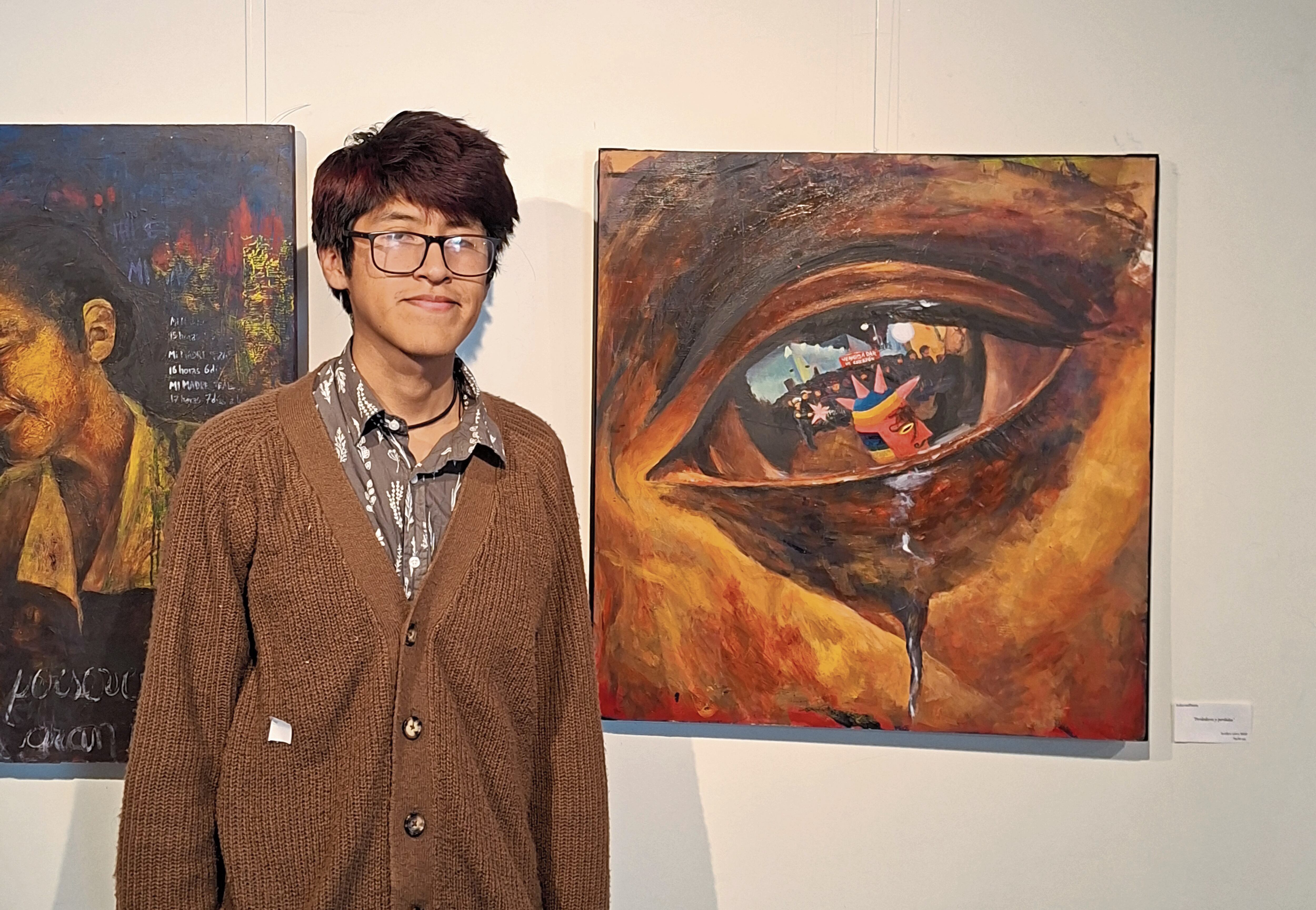 Félix Condori Flores, artista plástico (Foto: GEC)