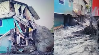 Ayacucho: Nuevo desborde afecta a viviendas en Ayna por intensas lluvias