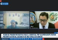 Chincha: dictan 18 meses de prisión preventiva para policía acusado de asesinar a familia en bus