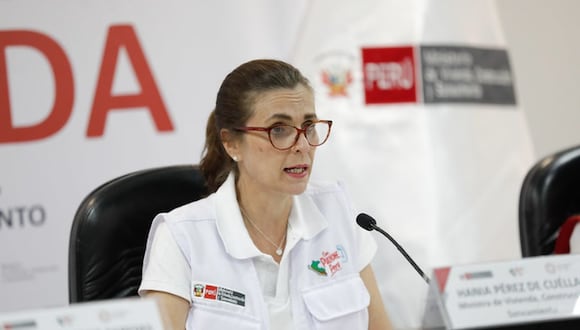 La ministra de Vivienda, Hania Pérez de Cuéllar | Foto: Ministerio de Vivienda, Construcción y Saneamiento