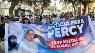 Los pobladores marchan contra los asesinatos ocurridos en la región Piura
