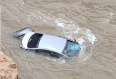 Cinco policías que venían a visitar a su familia caen al río Mantaro