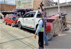 Brutales accidentes de tránsito se registraron en el distrito de Vista Alegre e Ica
