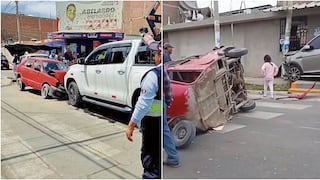 Brutales accidentes de tránsito se registraron en el distrito de Vista Alegre e Ica
