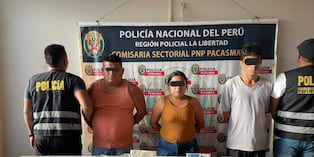 Se trata de “Los Manzaneros de El Porvenir”, a quienes se les incautó 1 kilo de PBC y dos revólveres.