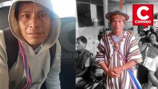 Hallan en Huancayo a líder indígena desaparecido en Chanchamayo (VIDEO)
