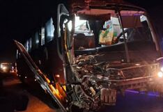 Pisco: choque entre camión y bus en la Panamericana Sur deja varios heridos