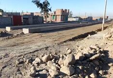 Arequipa: Piden terminar obra de asfaltado en la asociación taller El Altiplano del distrito de Yura